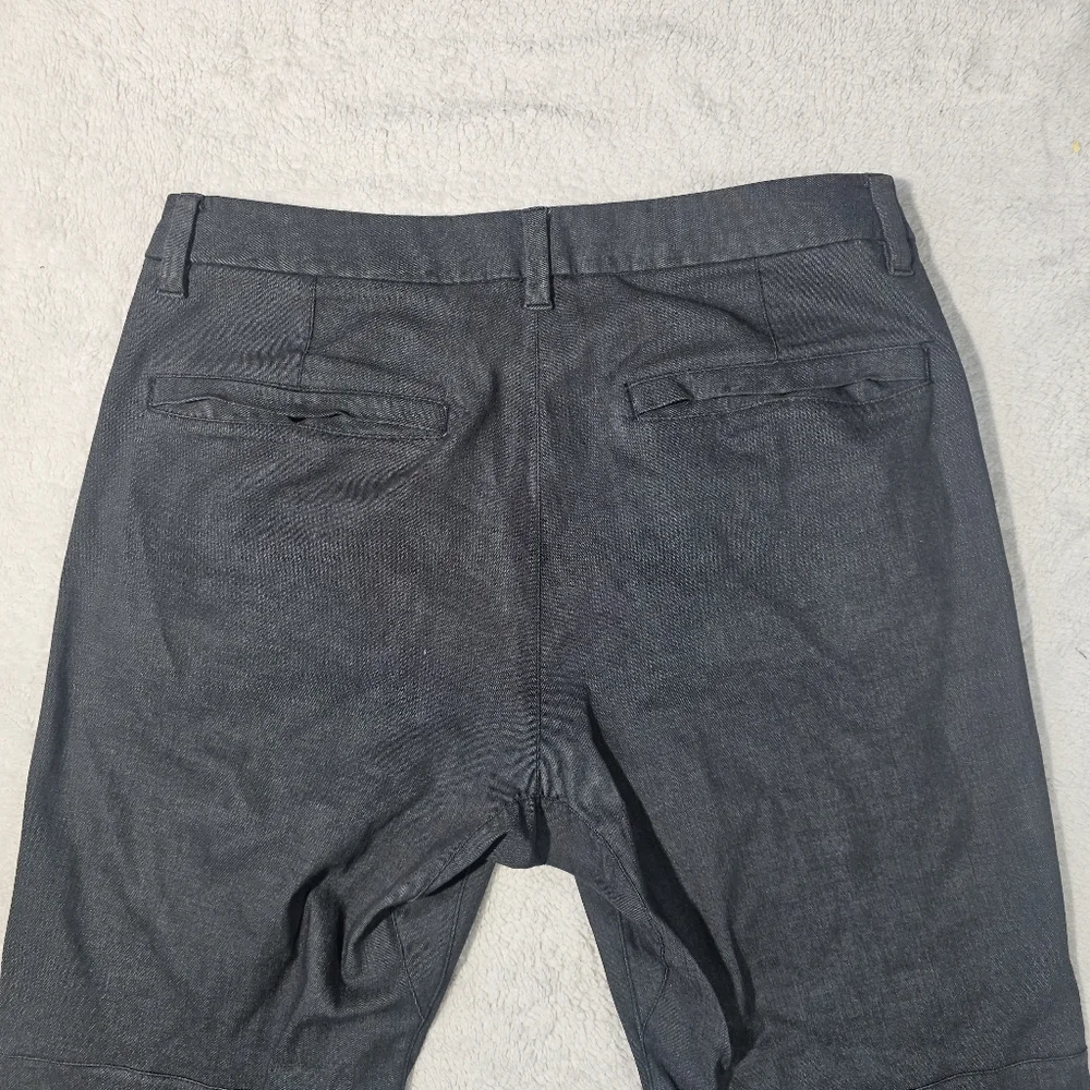 Lululemon Mens Commission Pants Slim 32 Dark GrayChino Secure Pocket Stretch